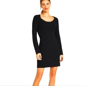 nwt SWEATER DRESS donna morgan BRAND NEW black 🖤 HOT 🔥 RIBBED BODYCON